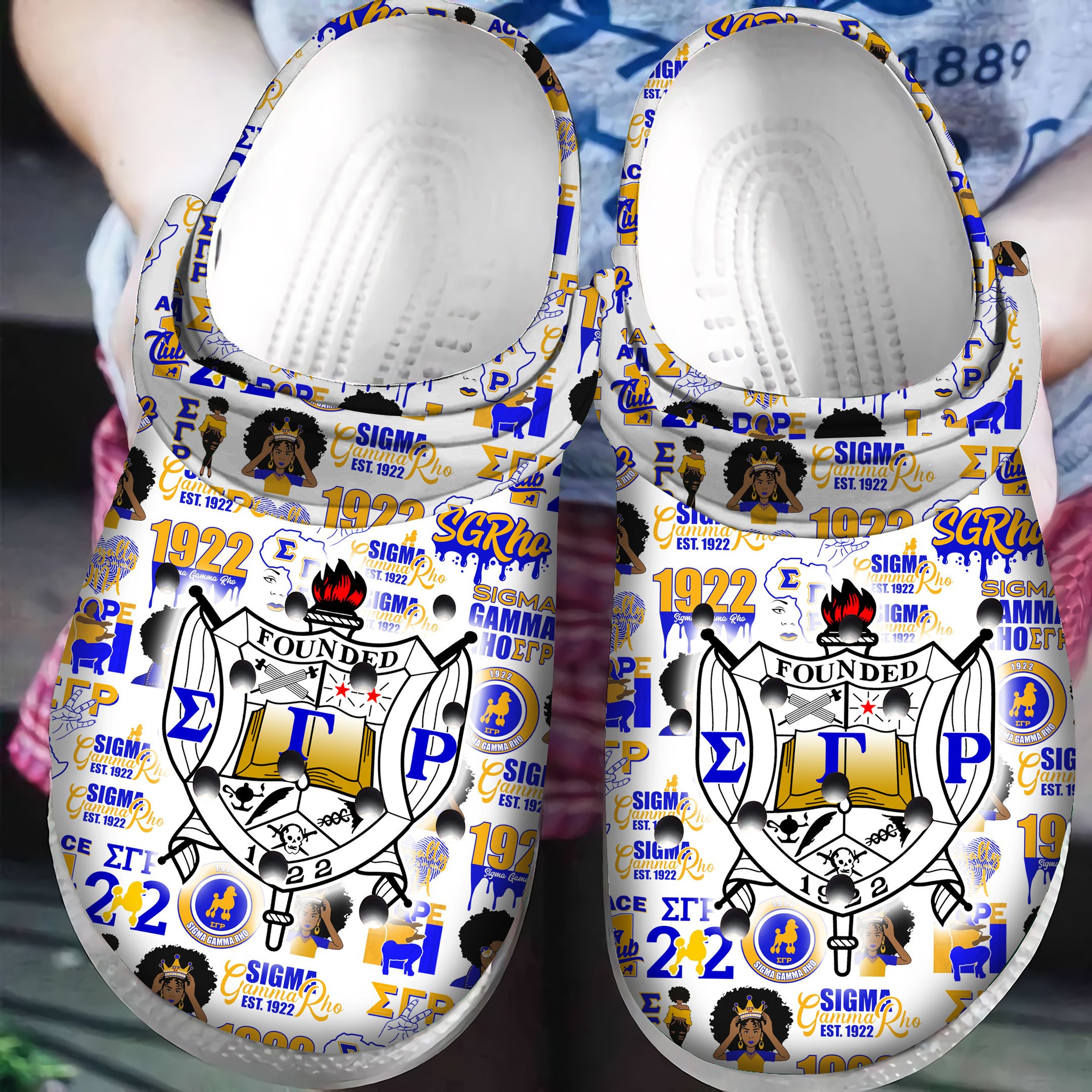 Sigma Gamma Rho Crocs Classic Clogs Shoes