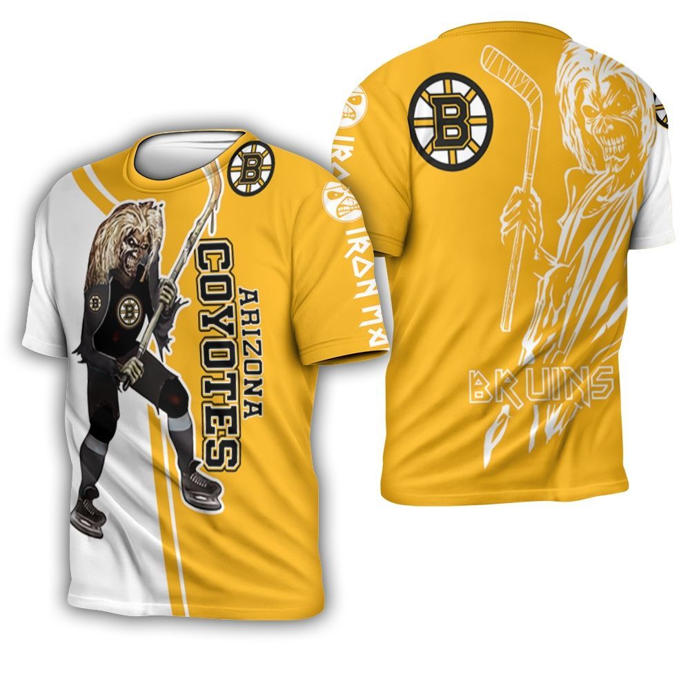 Boston Bruins And Zombie For Fan 3D T-Shirt