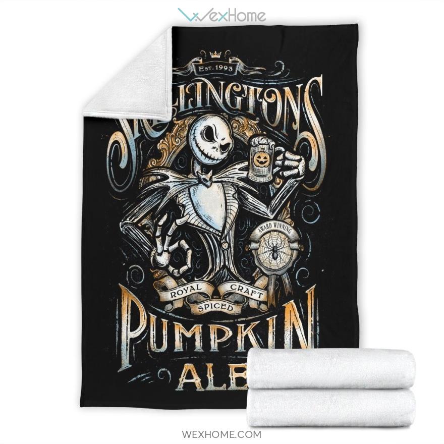 Pumpkin Ale Funny Jack Nightmare Before Christmas Premium Blanket