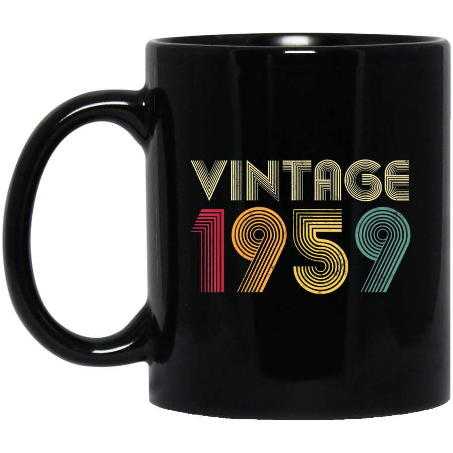 60th Birthday Gift Vintage 1959 60 Years Old Sixty Coffee Mug