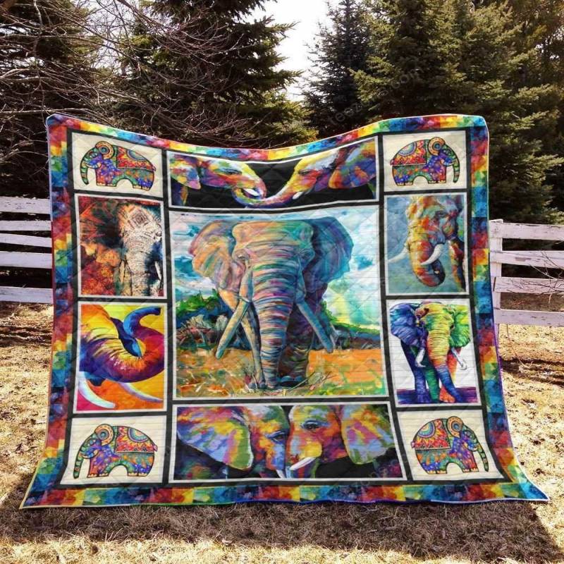 Elephant Ver11 Blanket TH1507 Quilt