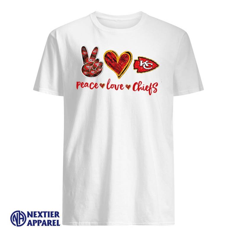 Peace Love Kansas City Chiefs Shirt Classic Men’s T-Shirt