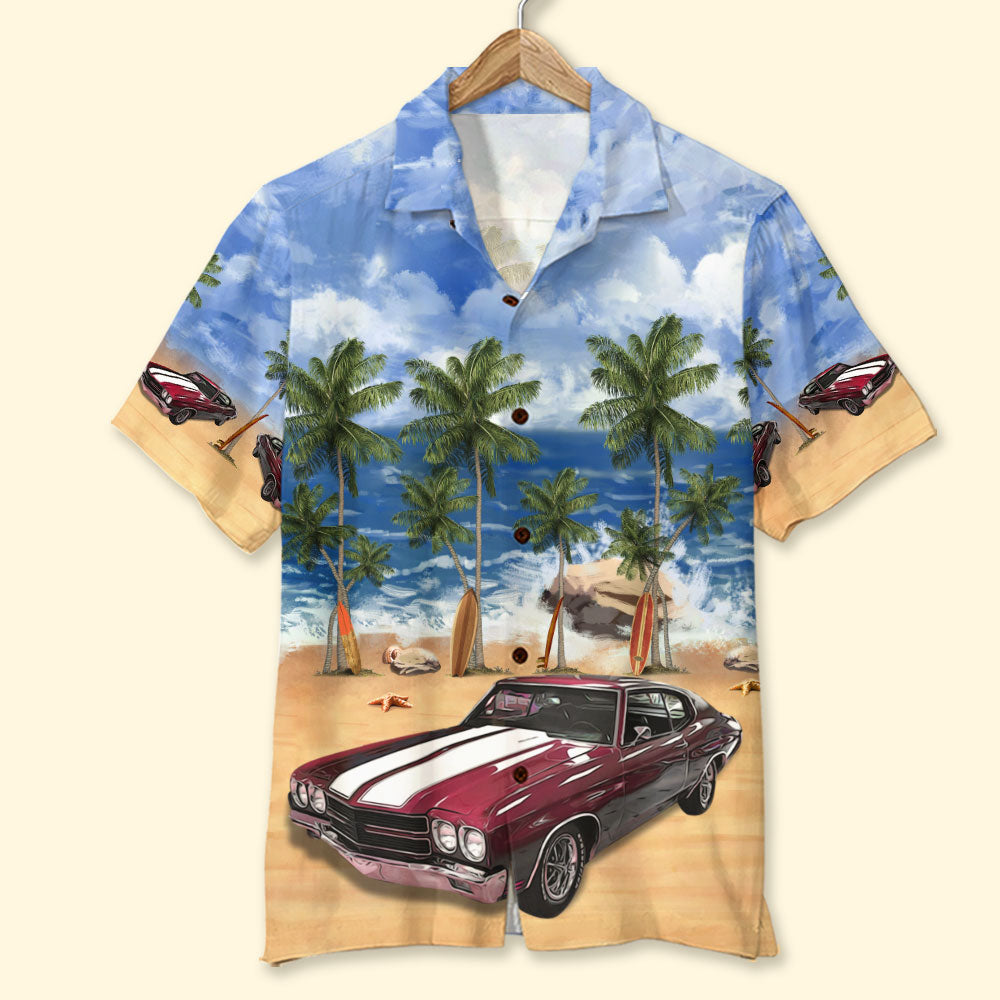 Custom Classic Car Hawaii Aloha Summer Beach Pattern Ha15596