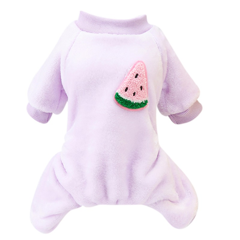 Cute Fruit Pet Dog Jumpsuit Pajama for Small Dogs Shih Tzu Yorkshire Terrier Pajamas Overalls Puppy Cat Clothes Clothing alx