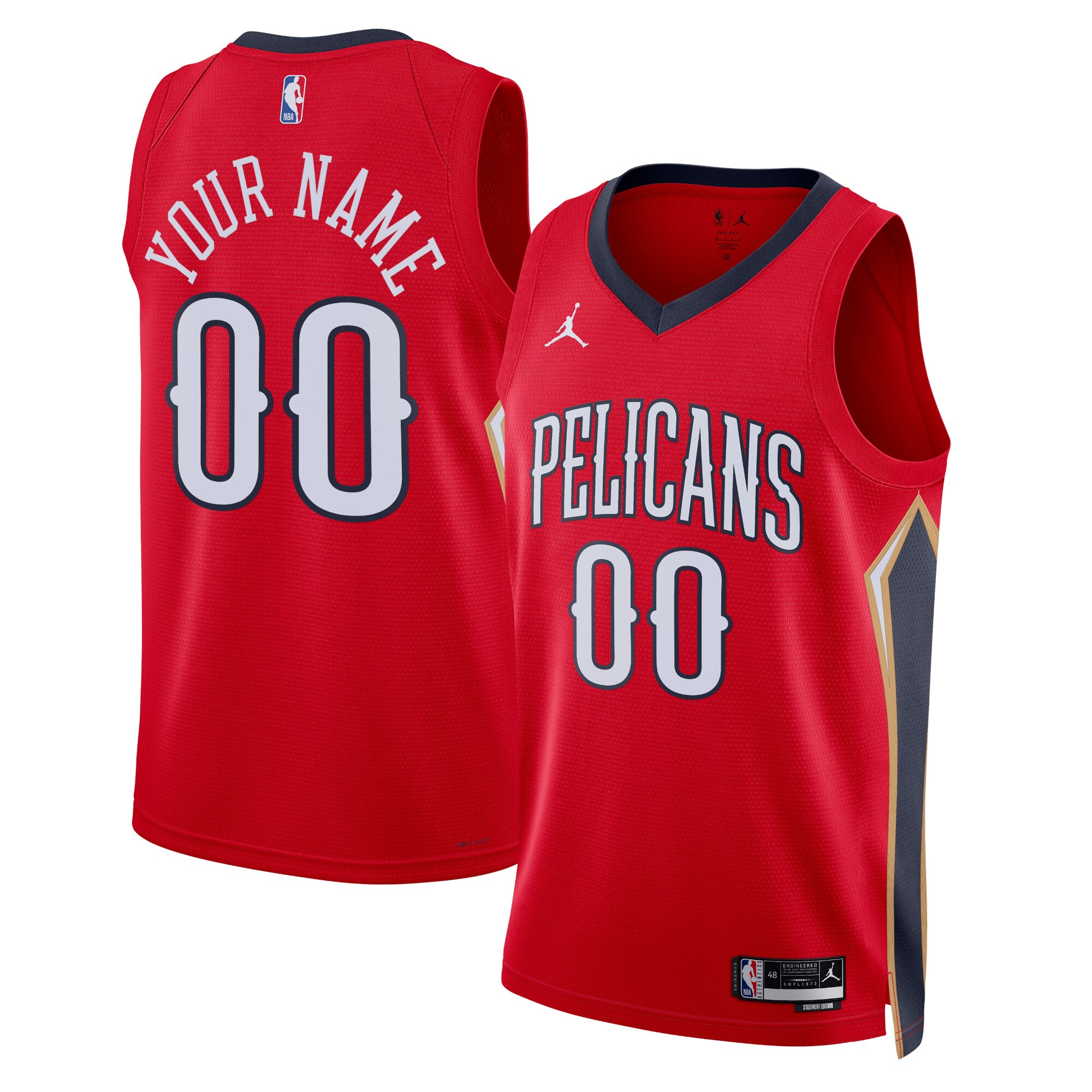 New Orleans Pelicans Jordan Statement Swingman Jersey – Custom – Unisex