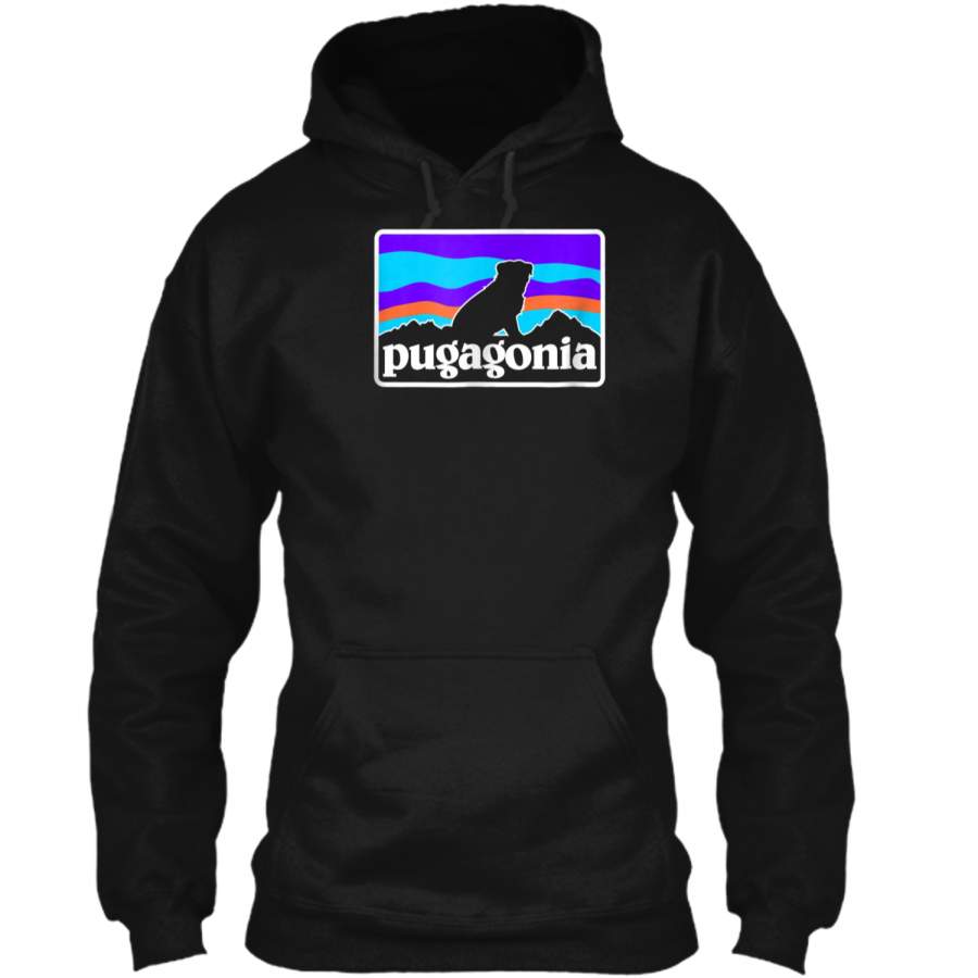 "PUGAGONIA" Pug  | Pug  | Funny Pug Tee Pullover Hoodie 8 oz