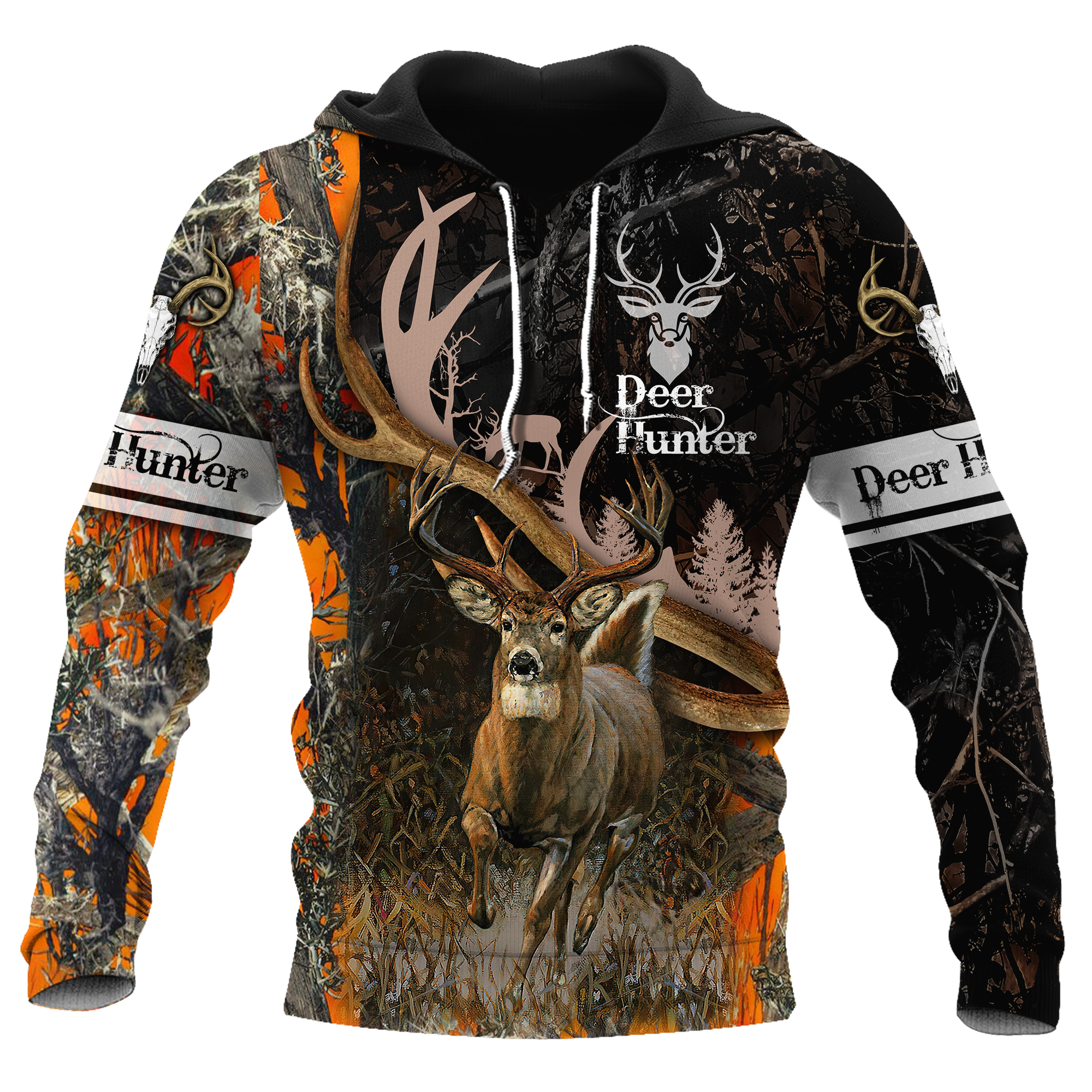 Premium Hunting Deer Black Camo Unisex Shirts