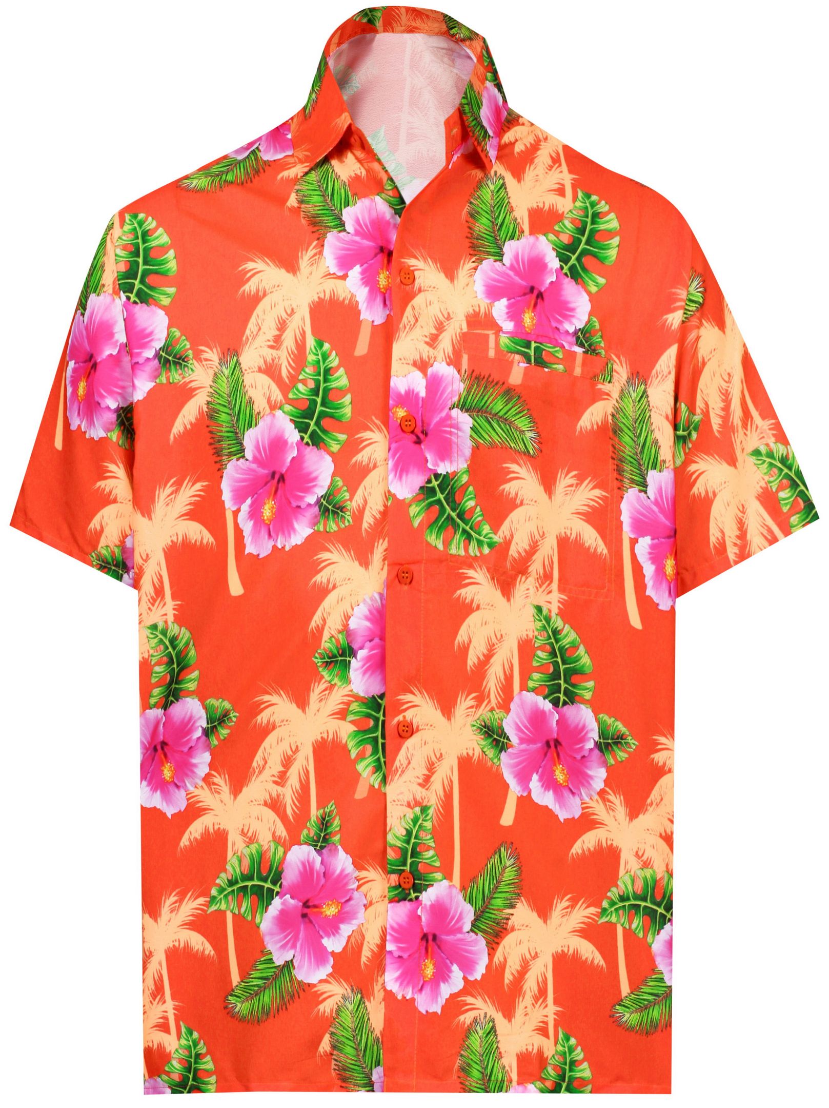 Flower Orange Unique Design Hawaii Shirt Ha46769