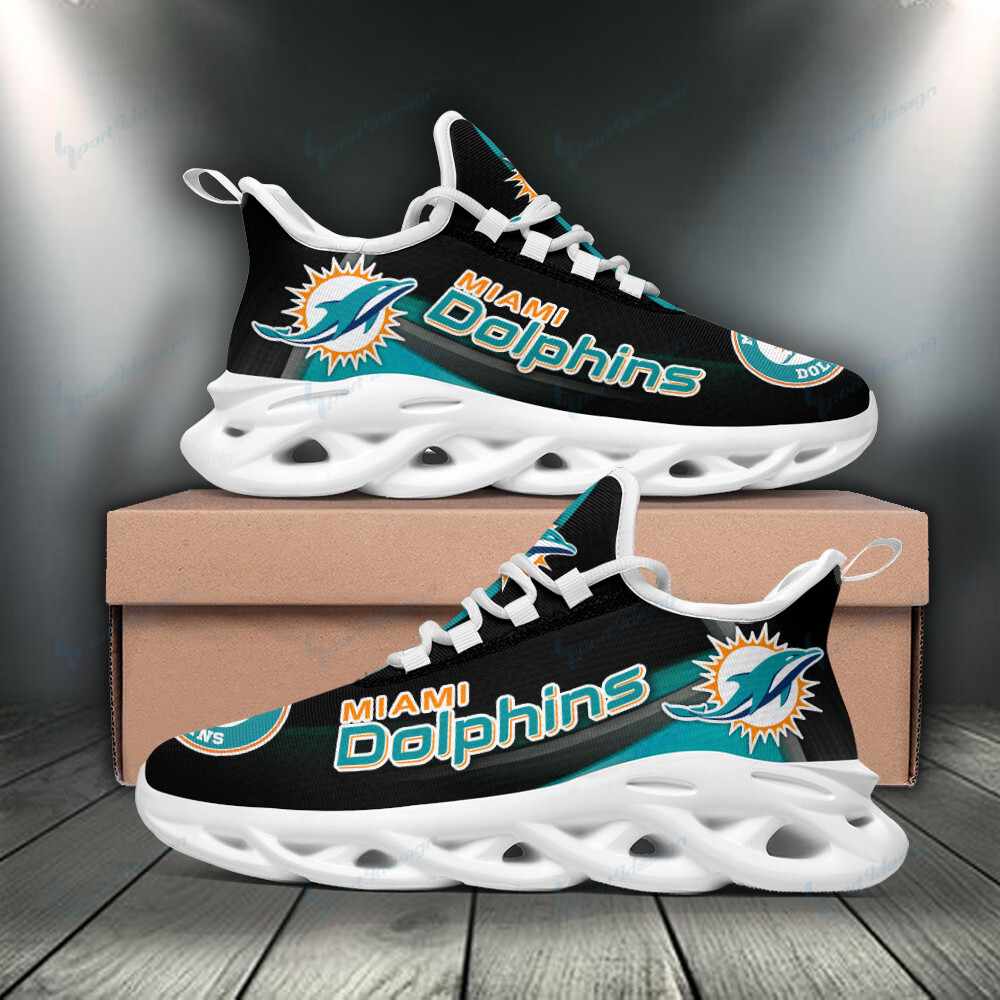 Miami Dolphins Yezy Running Sneakers Bb538