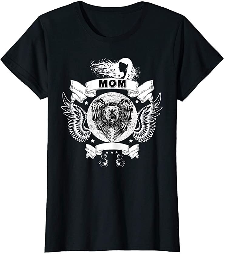 Womens Mom Pitbull Cute Pets Dog Puppy Funny Mother’s Day Animal T-Shirt