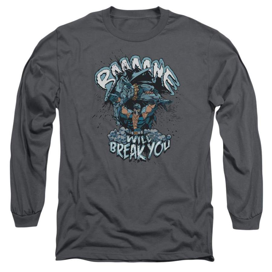 Batman – Bane Will Break You Long Sleeve Adult 18/1