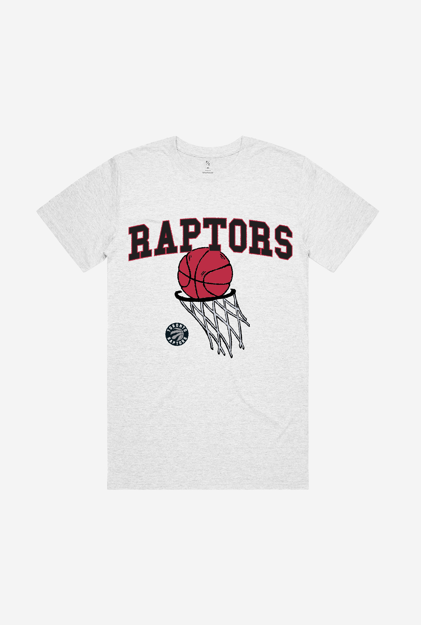 Toronto Raptors Net T-Shirt – White Ash