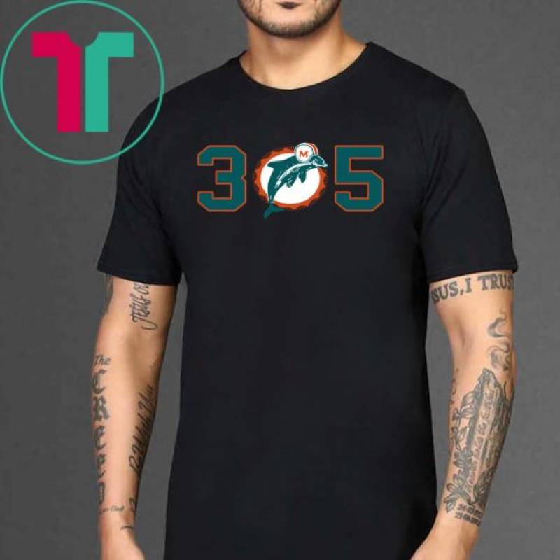 305 Miami Dolphins Offcial Tee Shirt