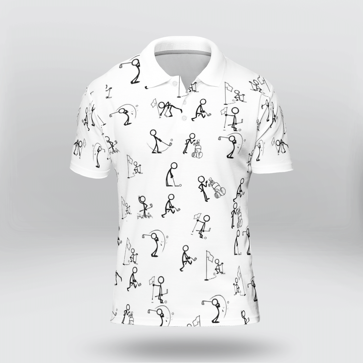 Golf Polo Shirt - Gol0508B02-Ctd New Fashion