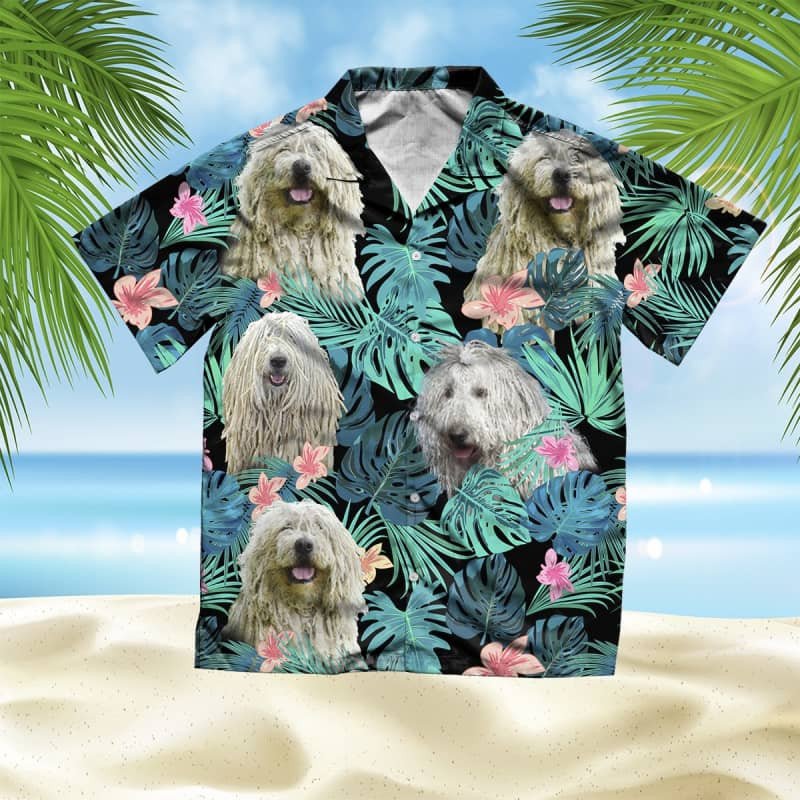 Felacia Komondor Summer Leaves Hawaii Shirt Ha4447