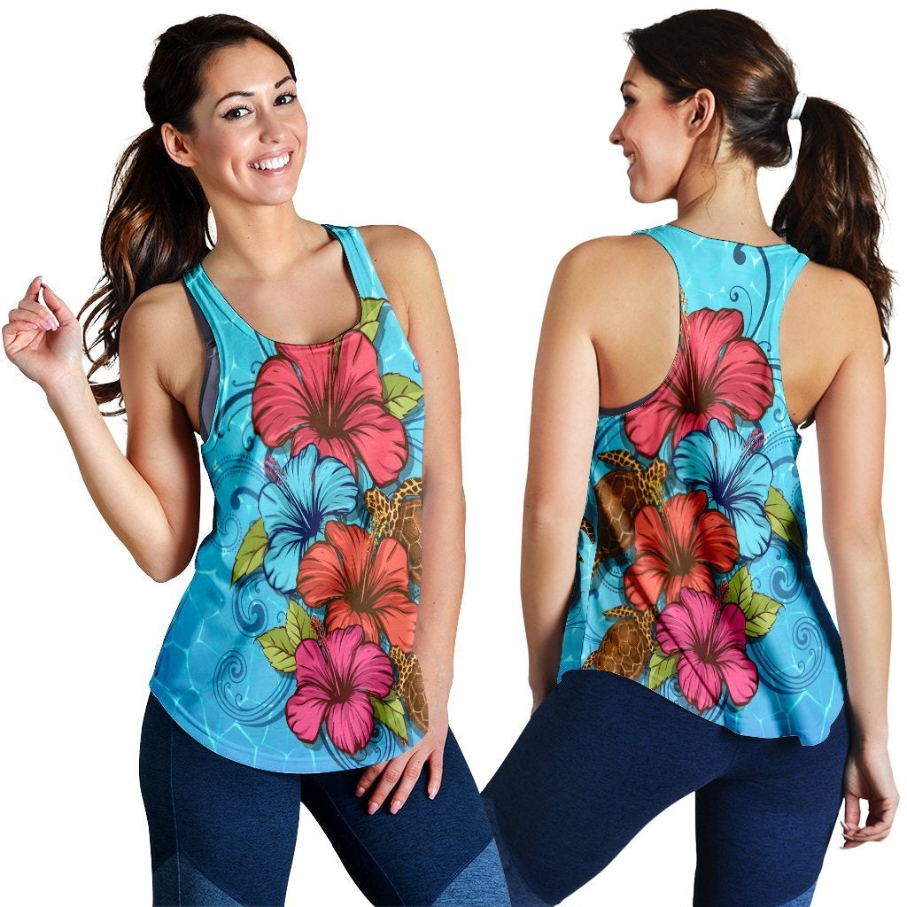 Hawaii Hibiscus Flower Soulful Racerback Tank Ha76736