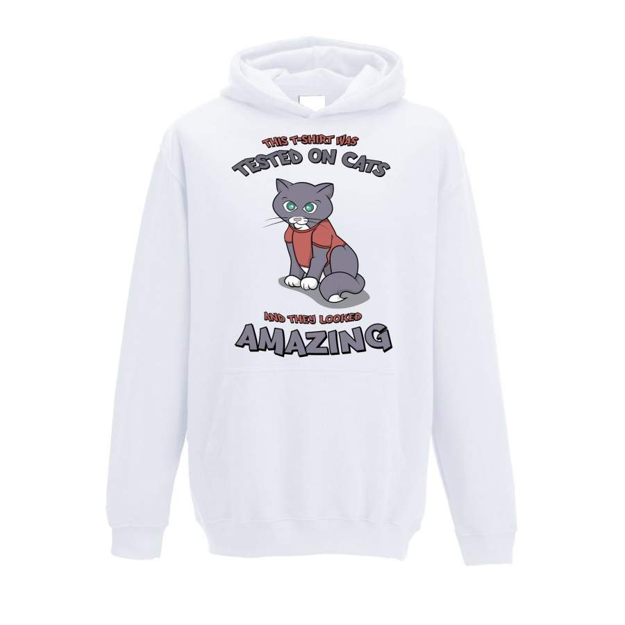 This Kids Hoodie Was Tested On Cats Cute Animal Childs