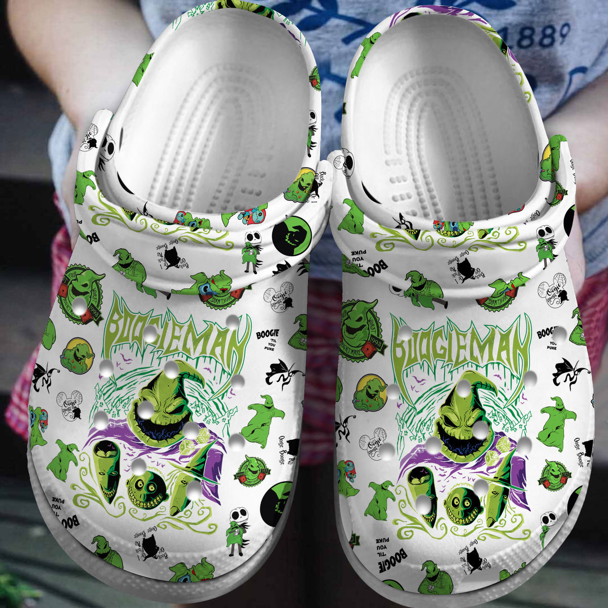 Boogeyman Cartoon Crocs Crocband Clogs Shoes Comfortable For Men Women and Kids