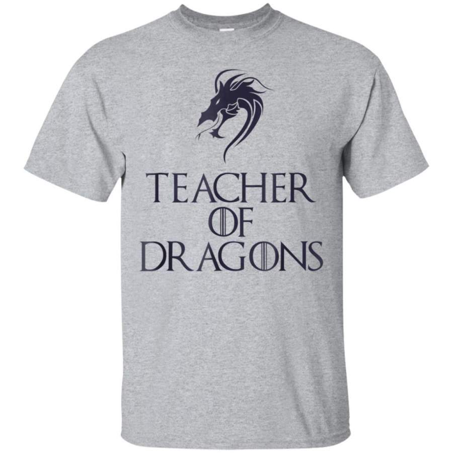 AGR Teacher Of Dragons Tshirt Funny Gift For Teachers Top Tee Jaq T-shirt