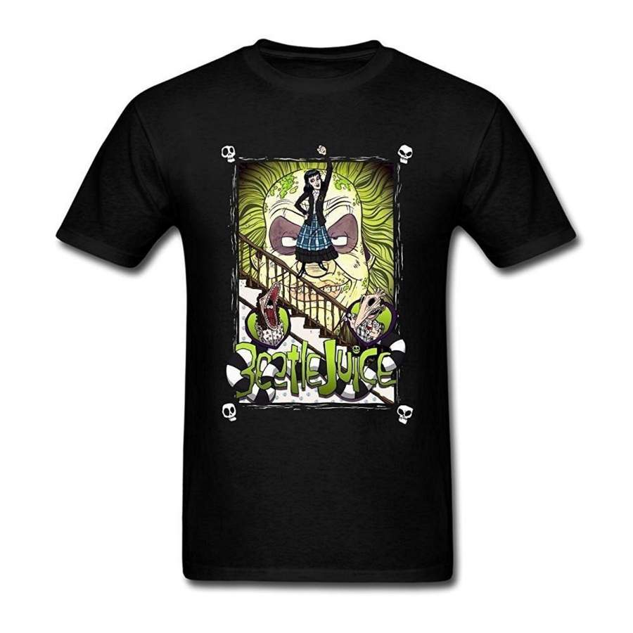 Beetlejuice Movie Poster Art Men’S Fashion T-Shirt