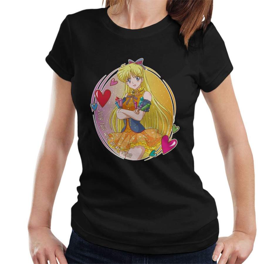 Happy New Year Minako Sailor Venus Sailor Moon Women’s T-Shirt
