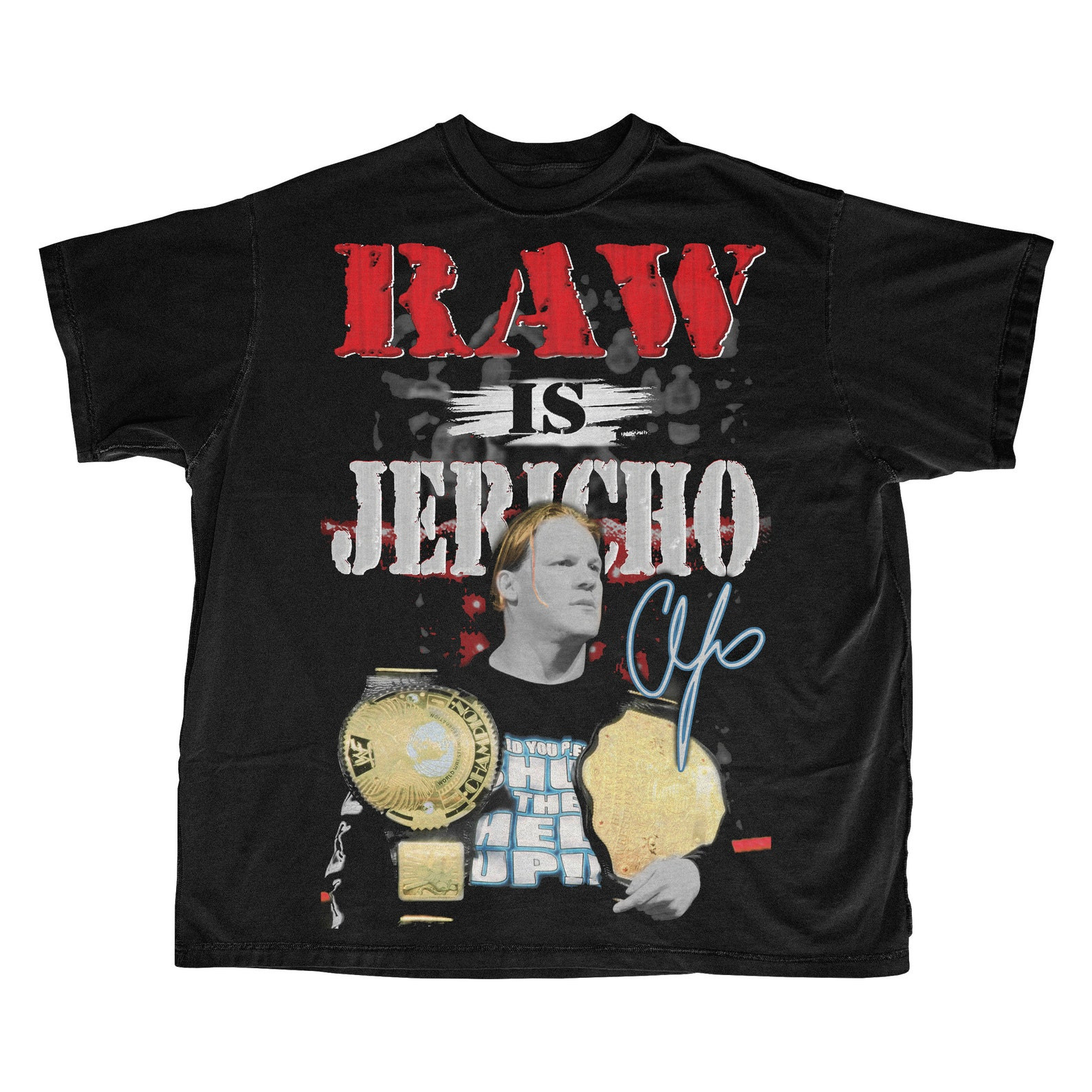 Y2J Chris Jericho Wwf Wwe Vtg Wrestling T-Shirt