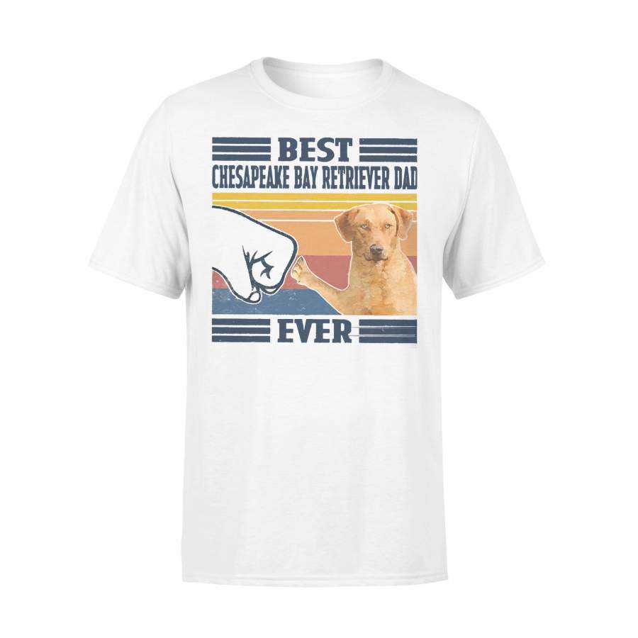 Father’s Day Best Chesapeake Bay Retriever Dad Ever Vintage T-shirt