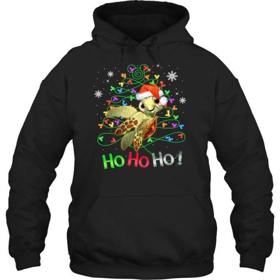 Turtle Hohoho Christmas Xmas Gift Hoodie