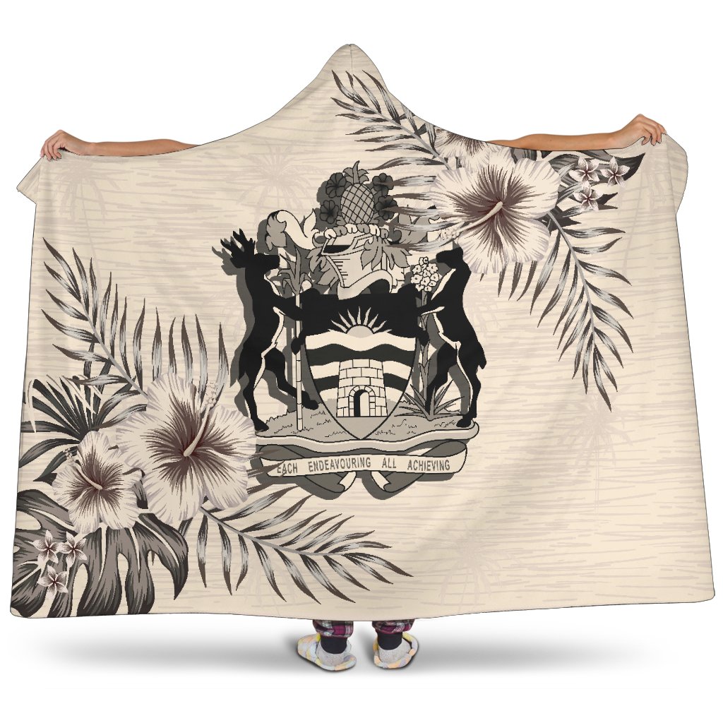 Antigua and Barbuda Hooded Blanket – The Beige Hibiscus A7