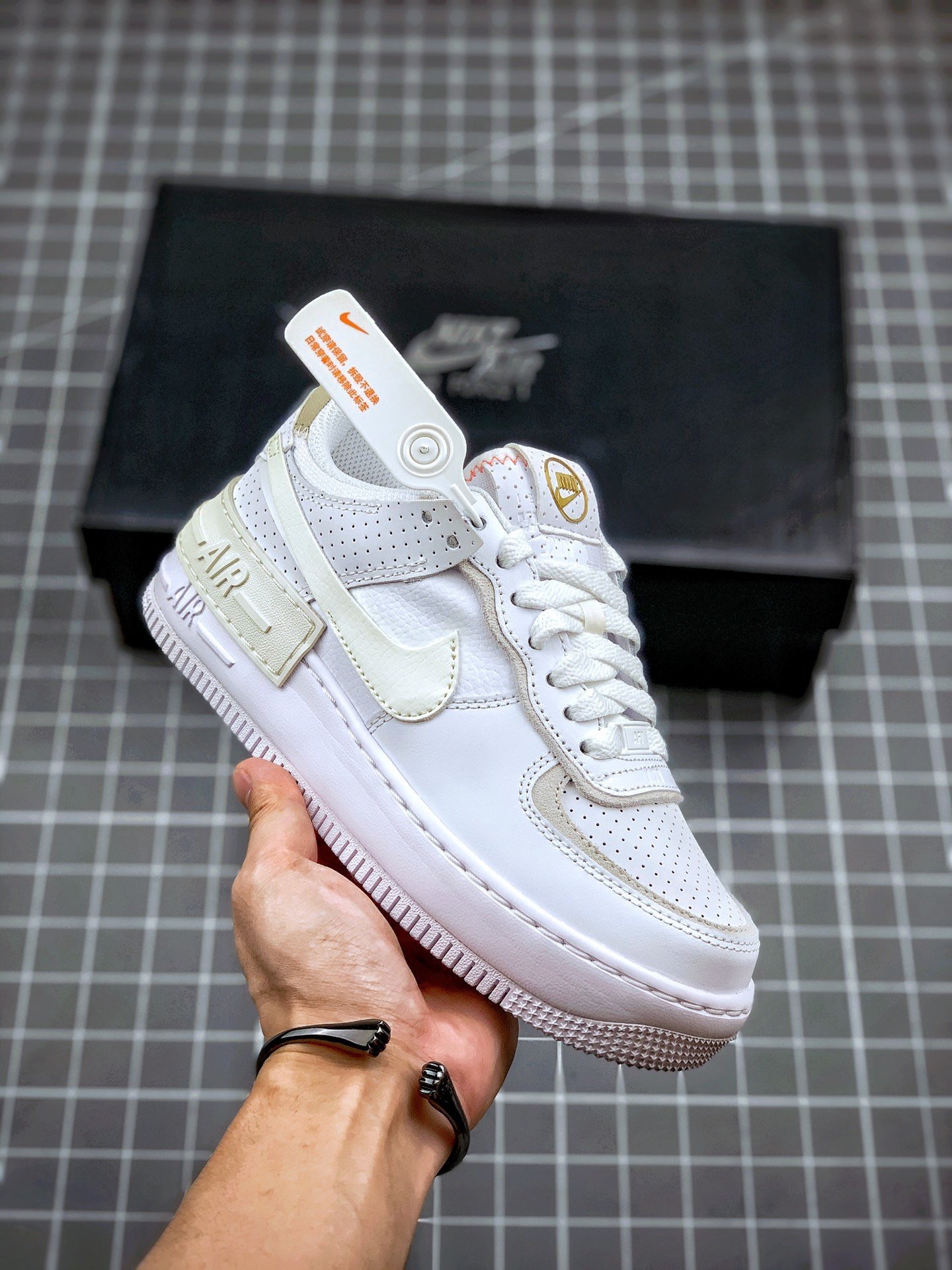 Nike Air Force 1 Shadow WhiteAtomic Pink-Sail 5340003