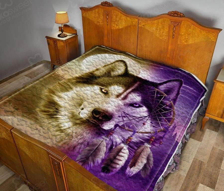 Wolf Dreamcatcher Quilt Home Decor – Quilt