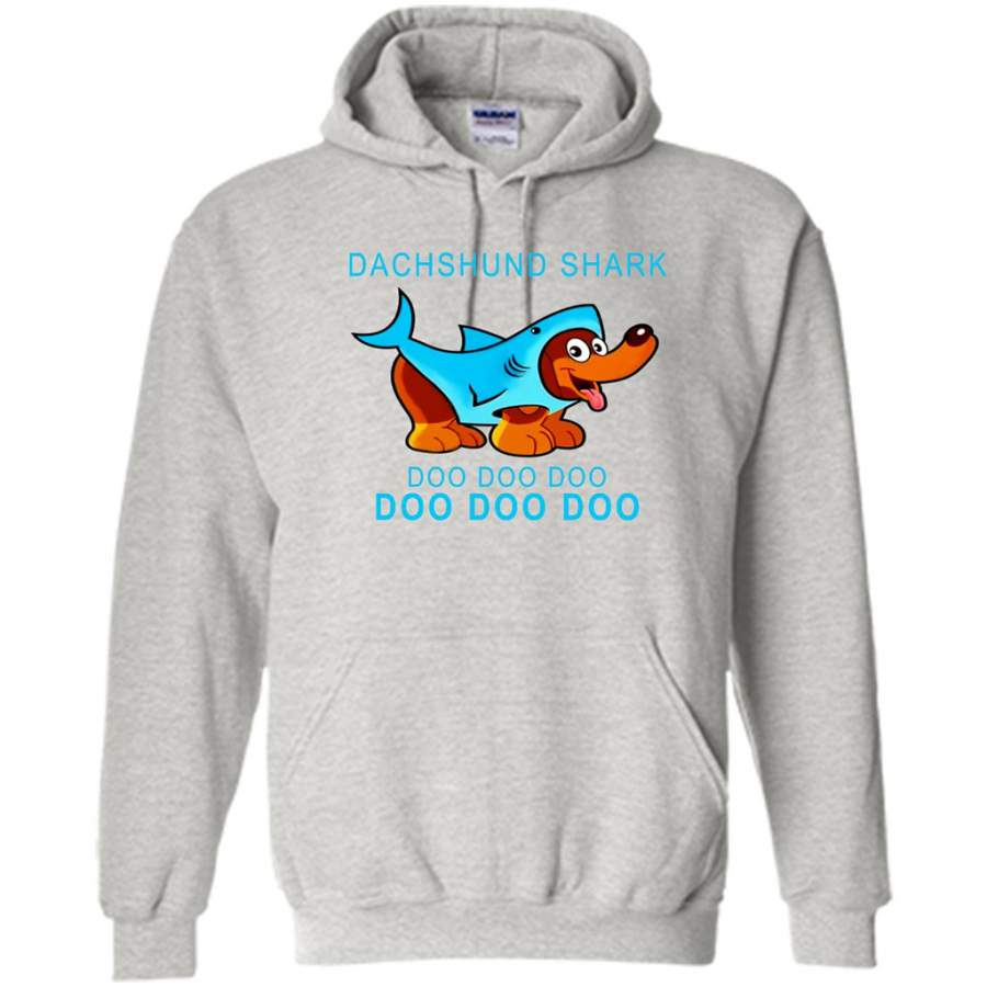 Dachshund Shark Doo Doo Doo – Gildan Heavy Blend Hoodie