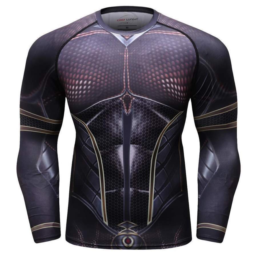 ANT-MAN 2 Superhero THE WASP Long Sleeve Compression Shirt