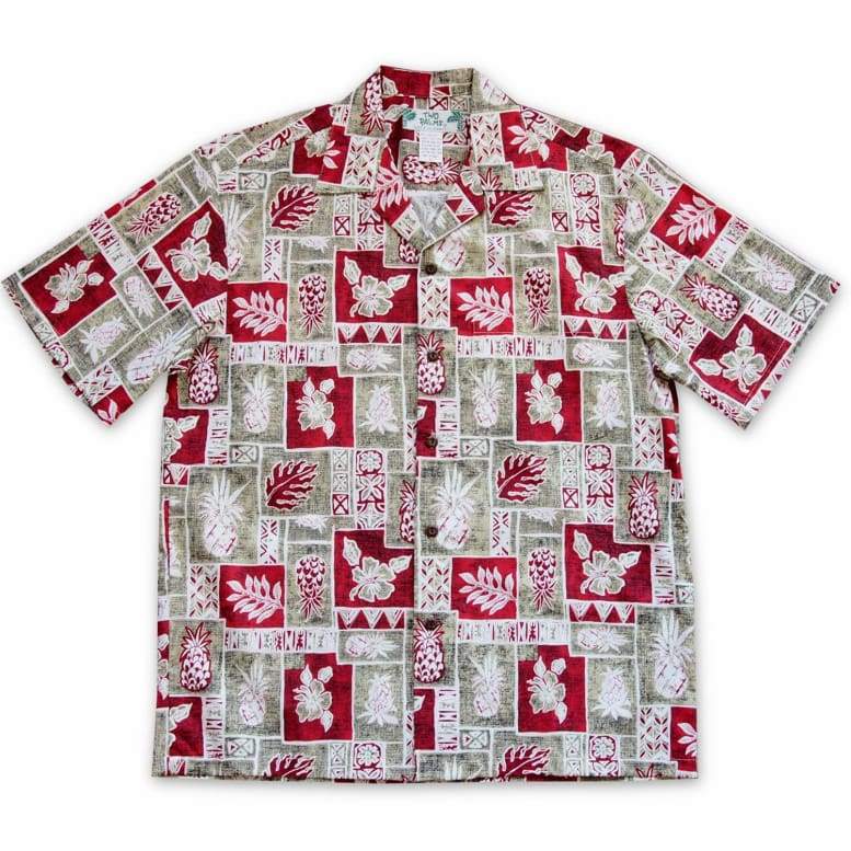 Cast Away Red Hawaii Cotton Shirt Ha8793