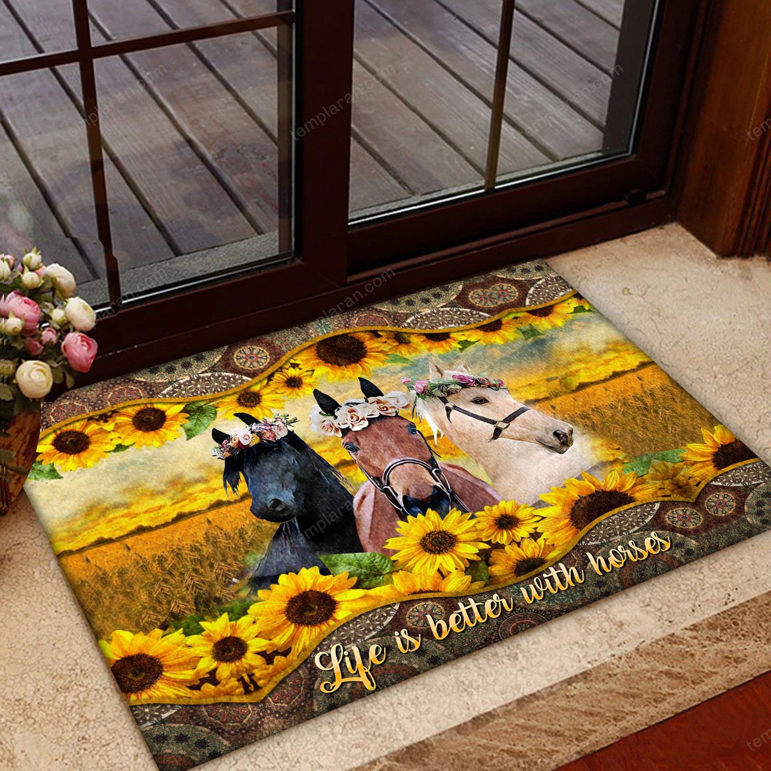 Horses Doormat 3D Printing