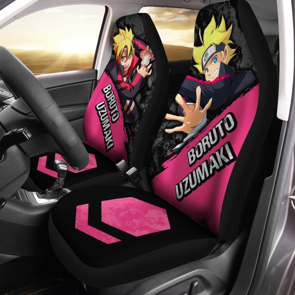 Uzumaki Boruto Car Seat Covers Custom Boruto: Naruto Next Generations Anime