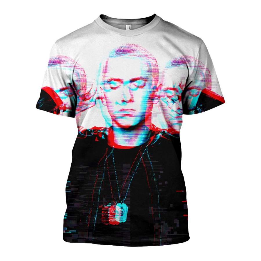 3D All Over Printed Eminem Shirts and Shorts