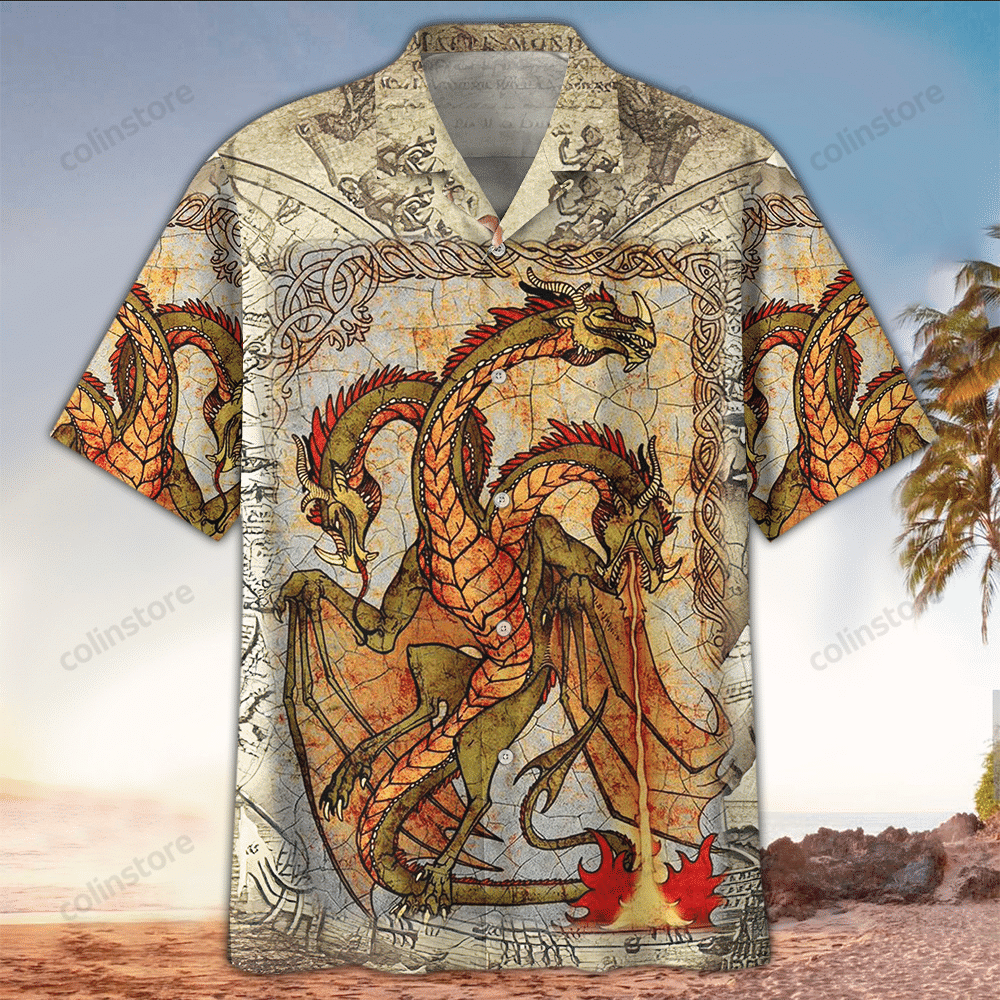 Dragon Hawaii Lover Shirt Aloha Ha32535