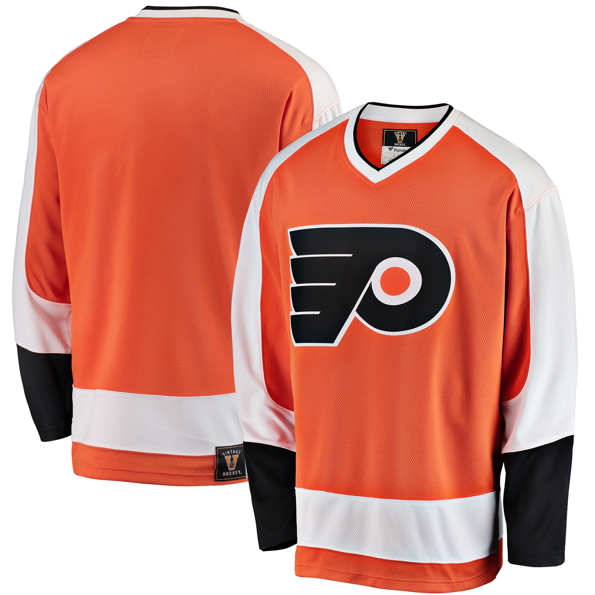 Men's Philadelphia Flyers Orange Premier Breakaway Heritage Blank Jersey