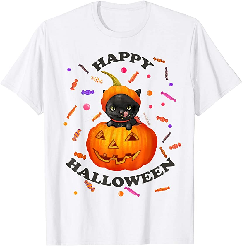 surrounded by Candy, Halloween pumpkin art T-Shirt