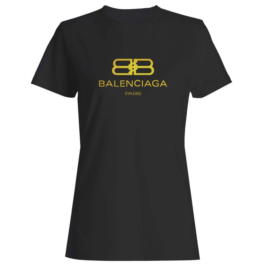 Bb Balenciaga Gold Woman’s T-Shirt