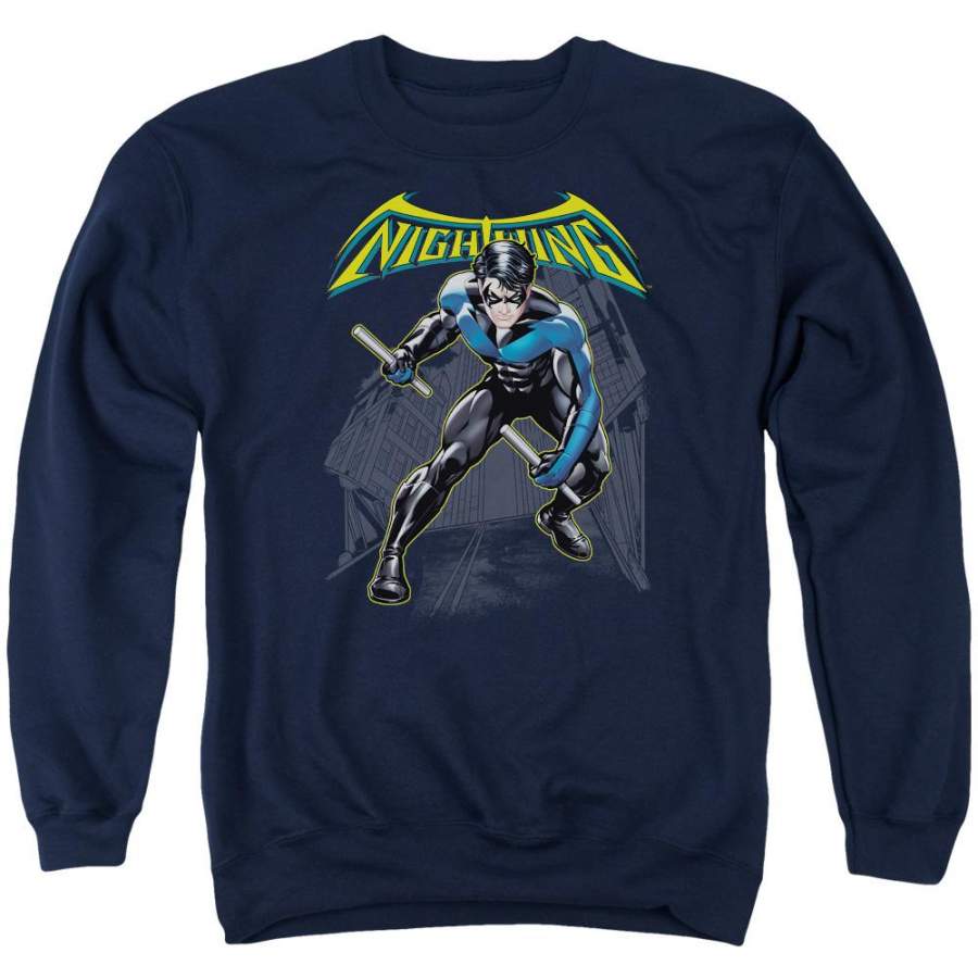 Batman – Nightwing Adult Crewneck Sweatshirt