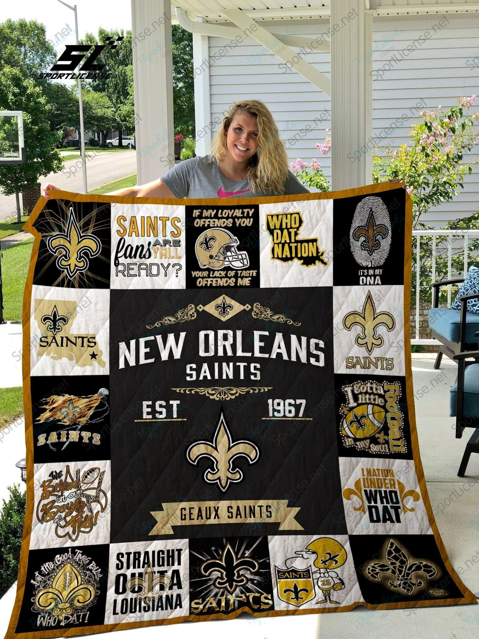 New Orleans Saints Quilt