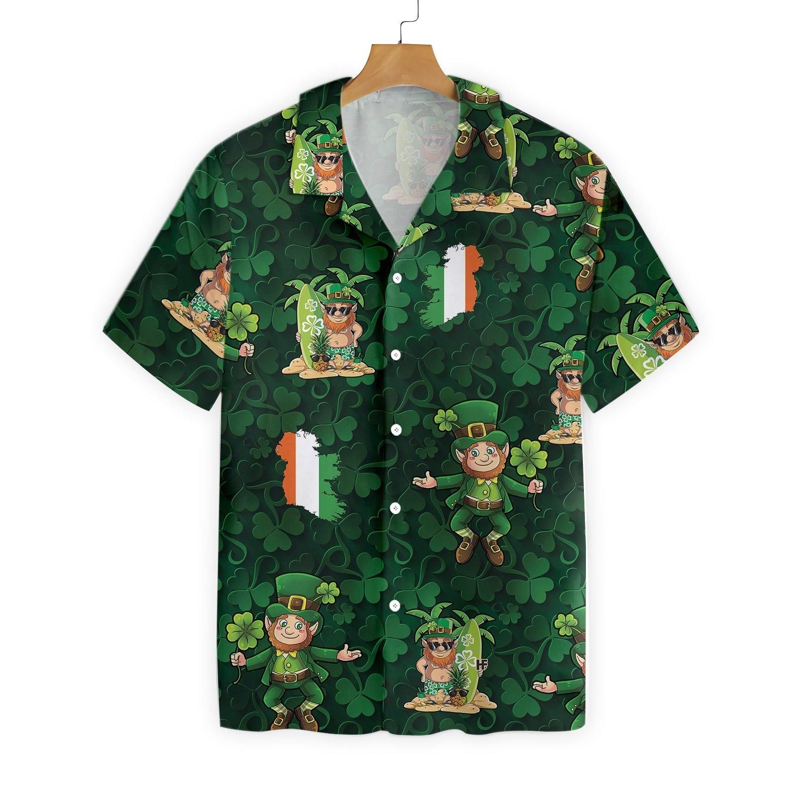 Irish People Proud Leprechaun 2 1801 Hawaii Shirt Ha76449