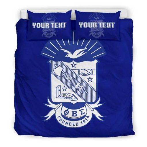 Black Greek – Phi Beta Sigma Official Shield Personalized 3D Bedding Set