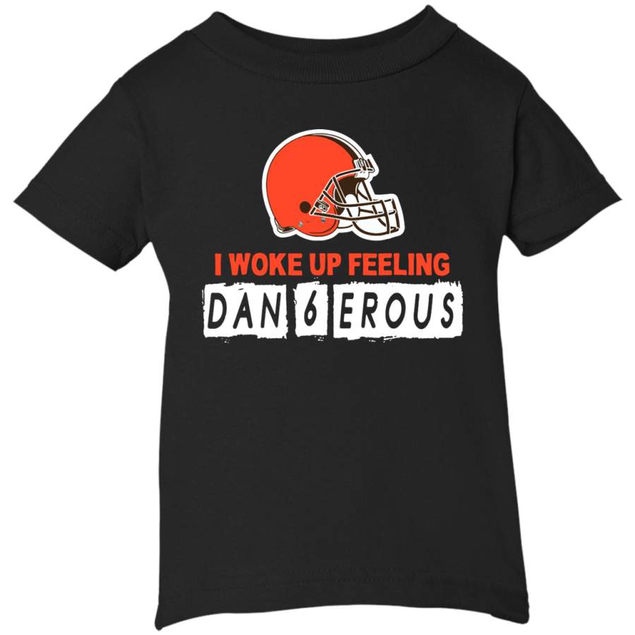 AGR Dangerous Baker Football Brown Infant Short Sleeve T-Shirt