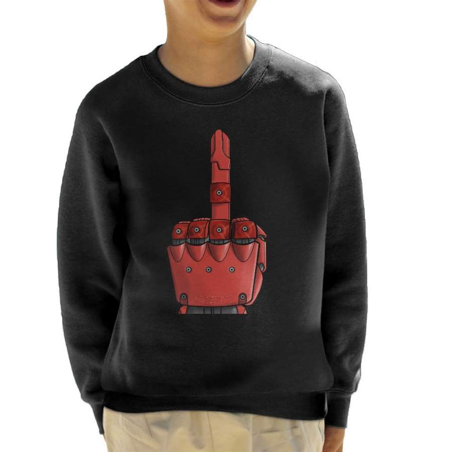 Venom Snake Giving The Finger Metal Gear Solid Kid’s Sweatshirt