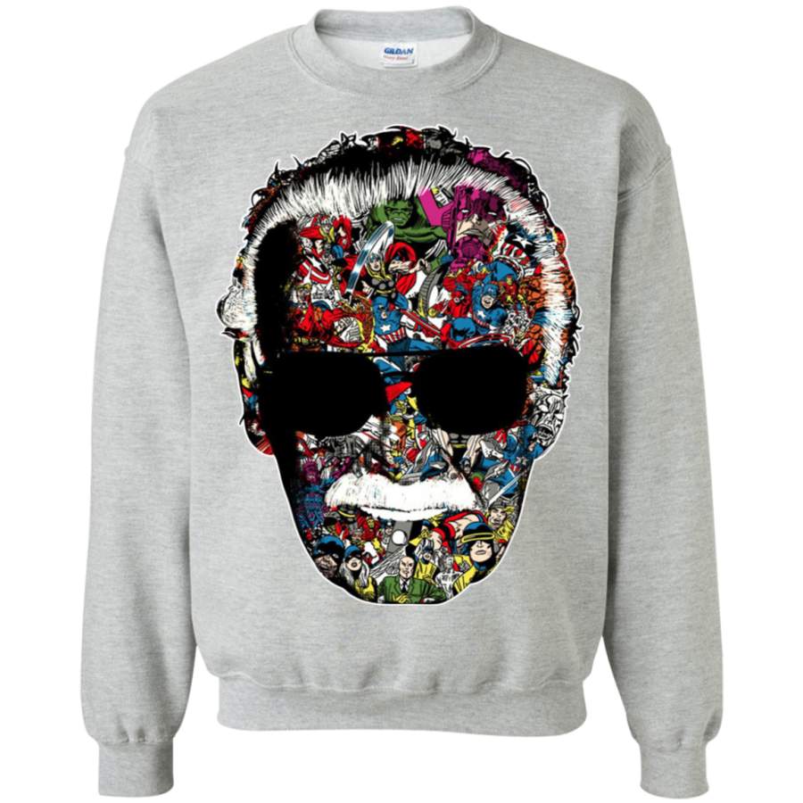 AGR Stan Lee – Man of many faces Crewneck Pullover Sweatshirt