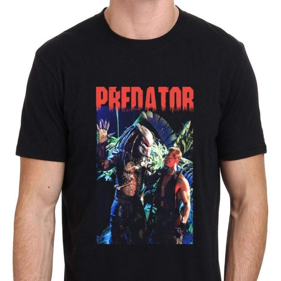 Predator Arnold Schwarzenegger Vintage Movie Picture T-Shirt