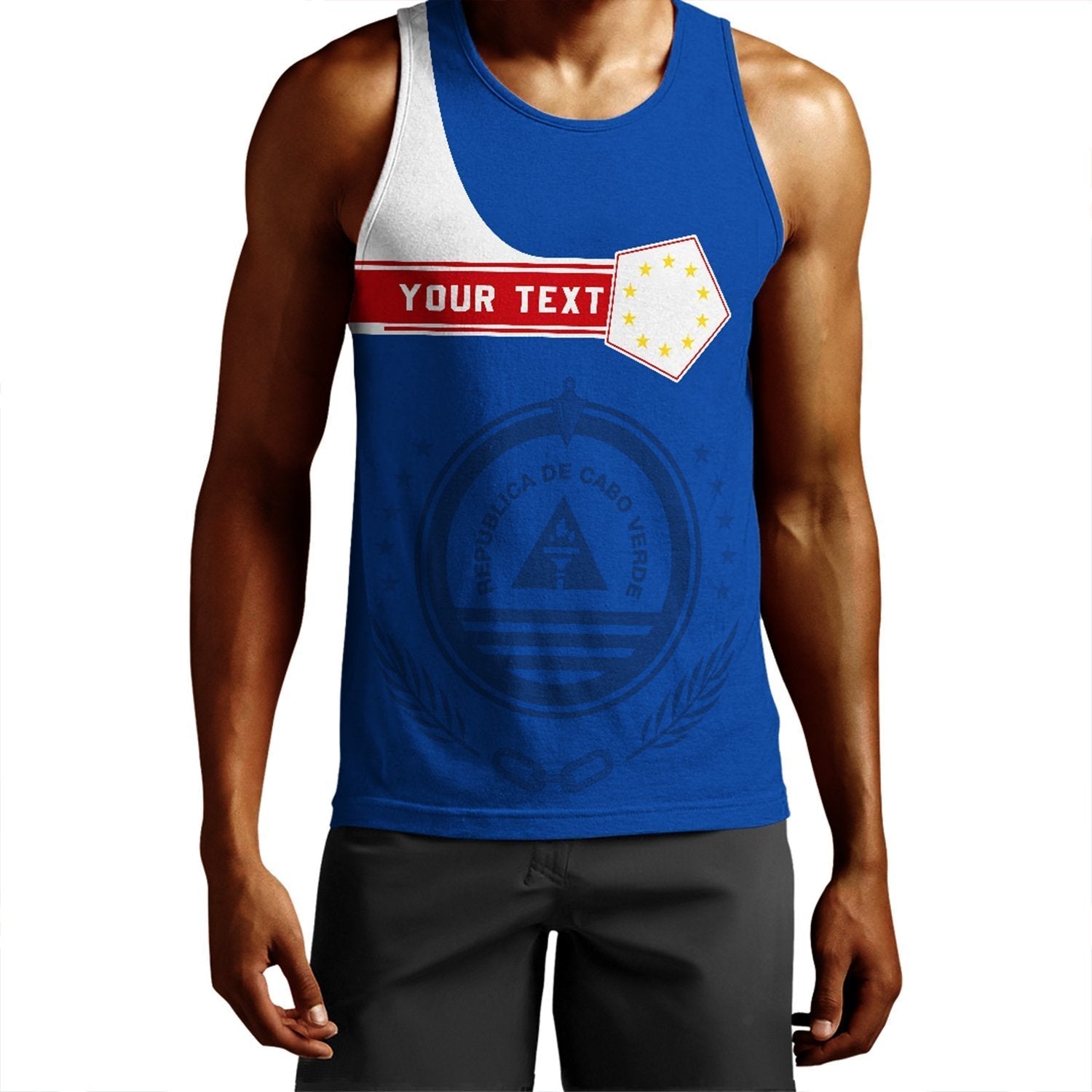 (Custom) African Tank Top – Cape Verde Men’S Tank Top Pentagon Style